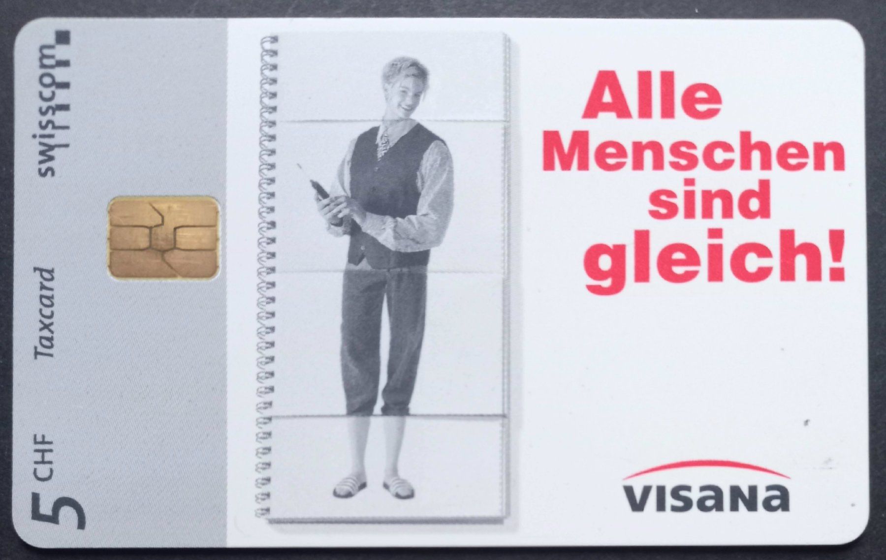 Swisscom Schede telefoniche: Taxcard - Visana - CH – Usato da Niederuzwil venduto da lubimaja