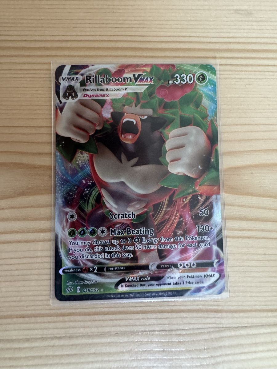 Pokémon Carte collezionabili: Rillaboom VMax Pokémon Karte – Usato da Zürich venduto da anemonetty