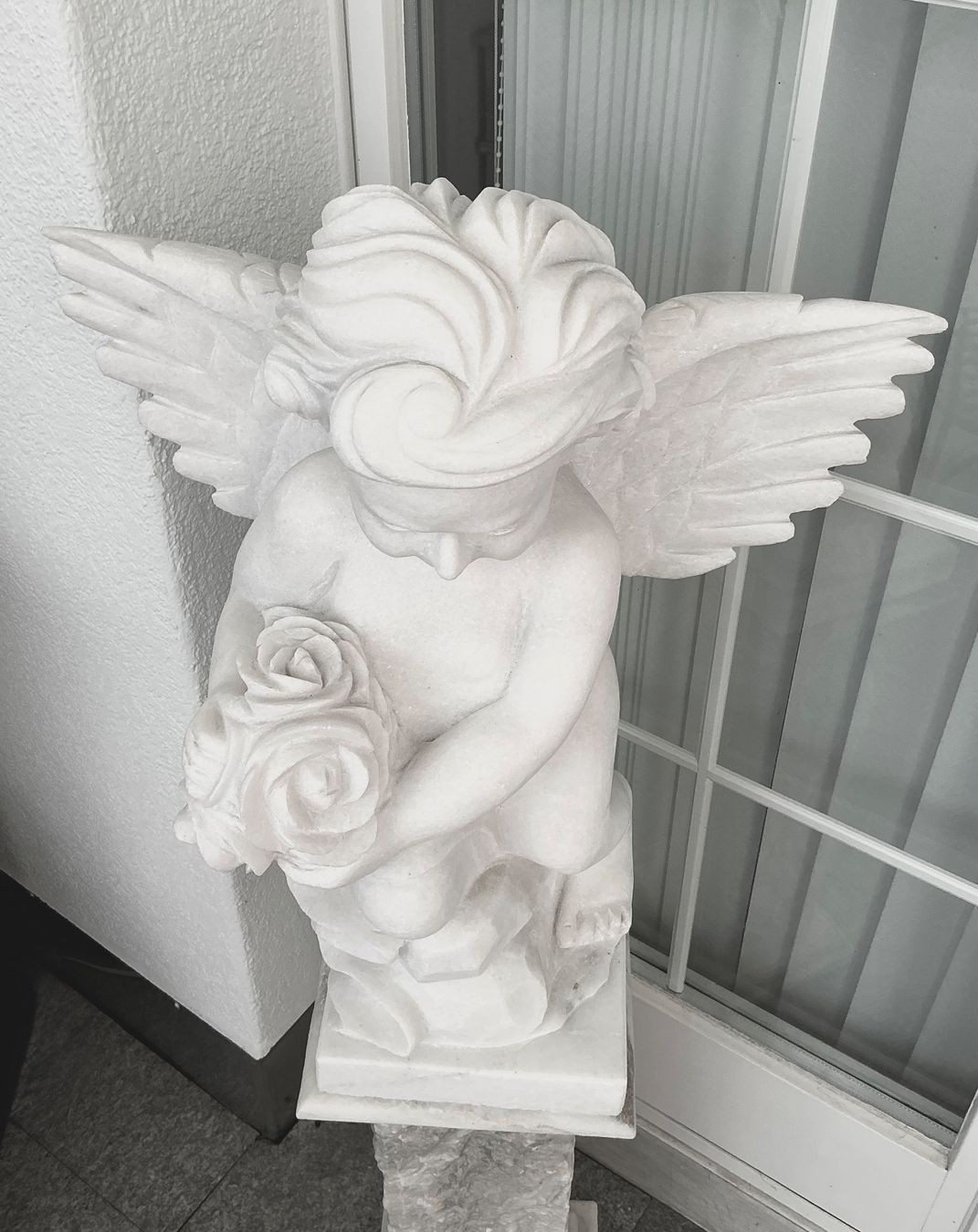 Statuette: ÄLTERER WUNDERSCHÖNER ENGEL – Usato da Zell LU venduto da Silvermemory 2
