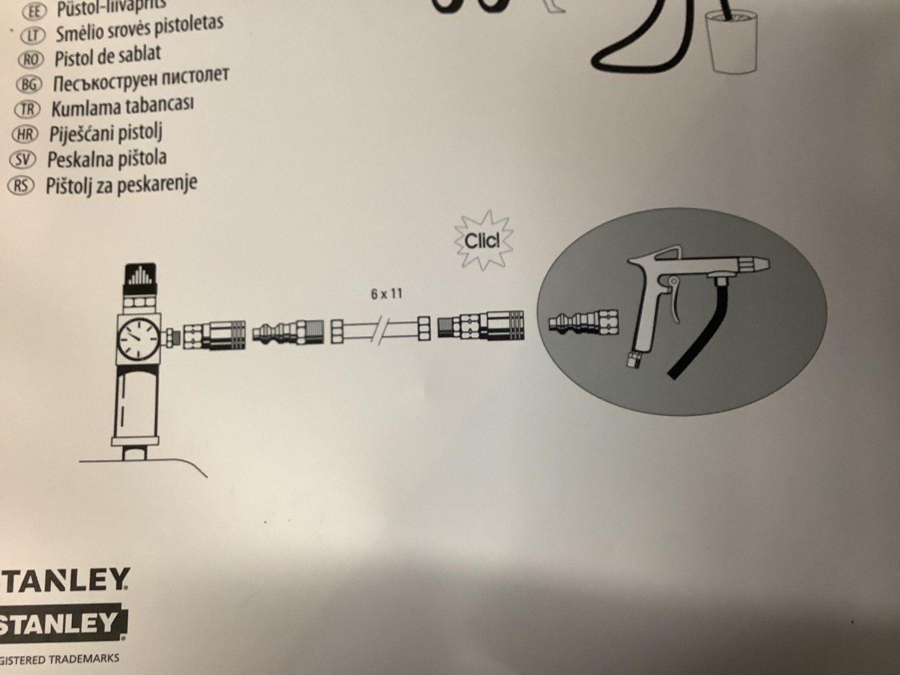 Stanley Alle Werkzeuge: SANDSTRAHL PISTOLE MIT SCHLAUCH – Neu und originalverpackt aus Glarus von Mdelphi 8
