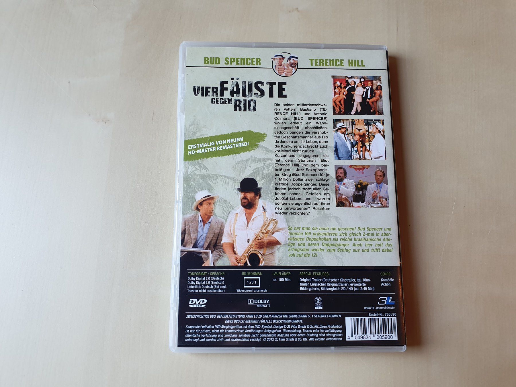 Alle DVDs: Vier Fäuste gegen Rio – Gebraucht aus Stansstad von collectorsshop 1