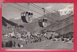 SAAS-FEE, LUFTSEILBAHN LANGENFLUH UND FLETSCHHORN, 23.8.1958