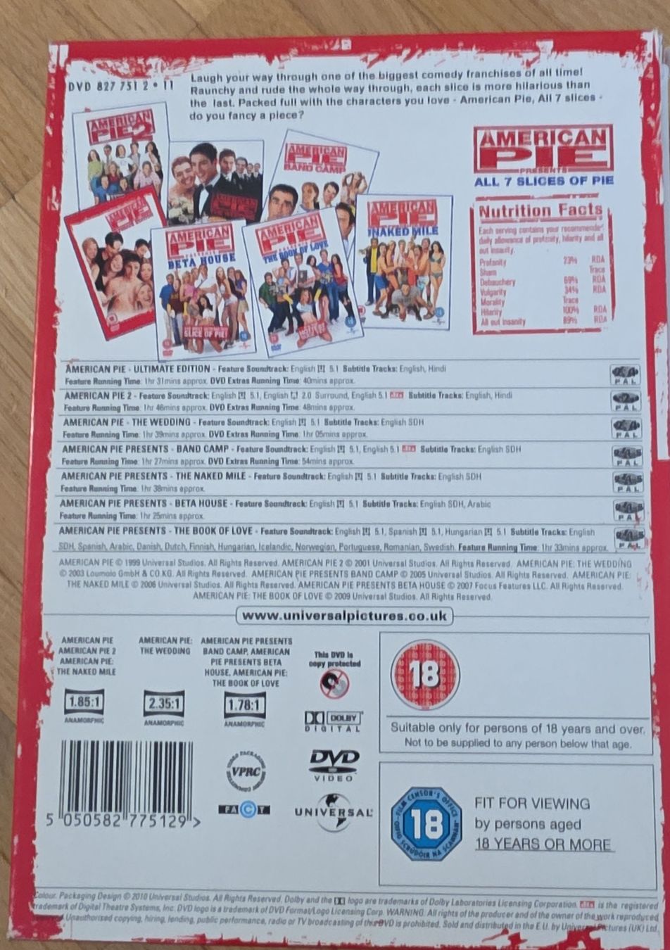 Tutti i DVDs: American Pie The Complete Collection 7 DVDs Box Set – Usato da Belp venduto da aleanel100 2