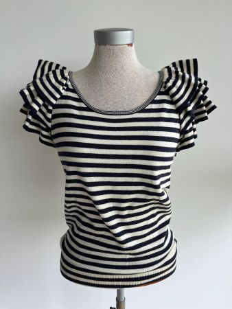 Maritimes Shirt H&M Grösse S