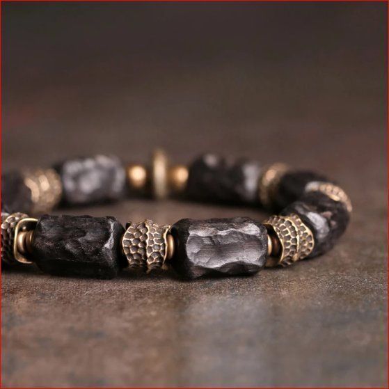 Bracciali & Braccialetti: Armband Ebenholz / Kupfer. Handmade! – Nuovo e nell'imballaggio originale da Burgdorf venduto da XJ6 3