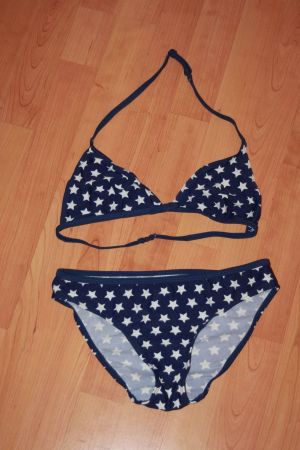 marine Bikini 176 Sanetta mit weissen Sternen