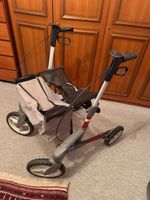 Rollator Topro Olympos ATR Slim M silber mit grossen Rädern