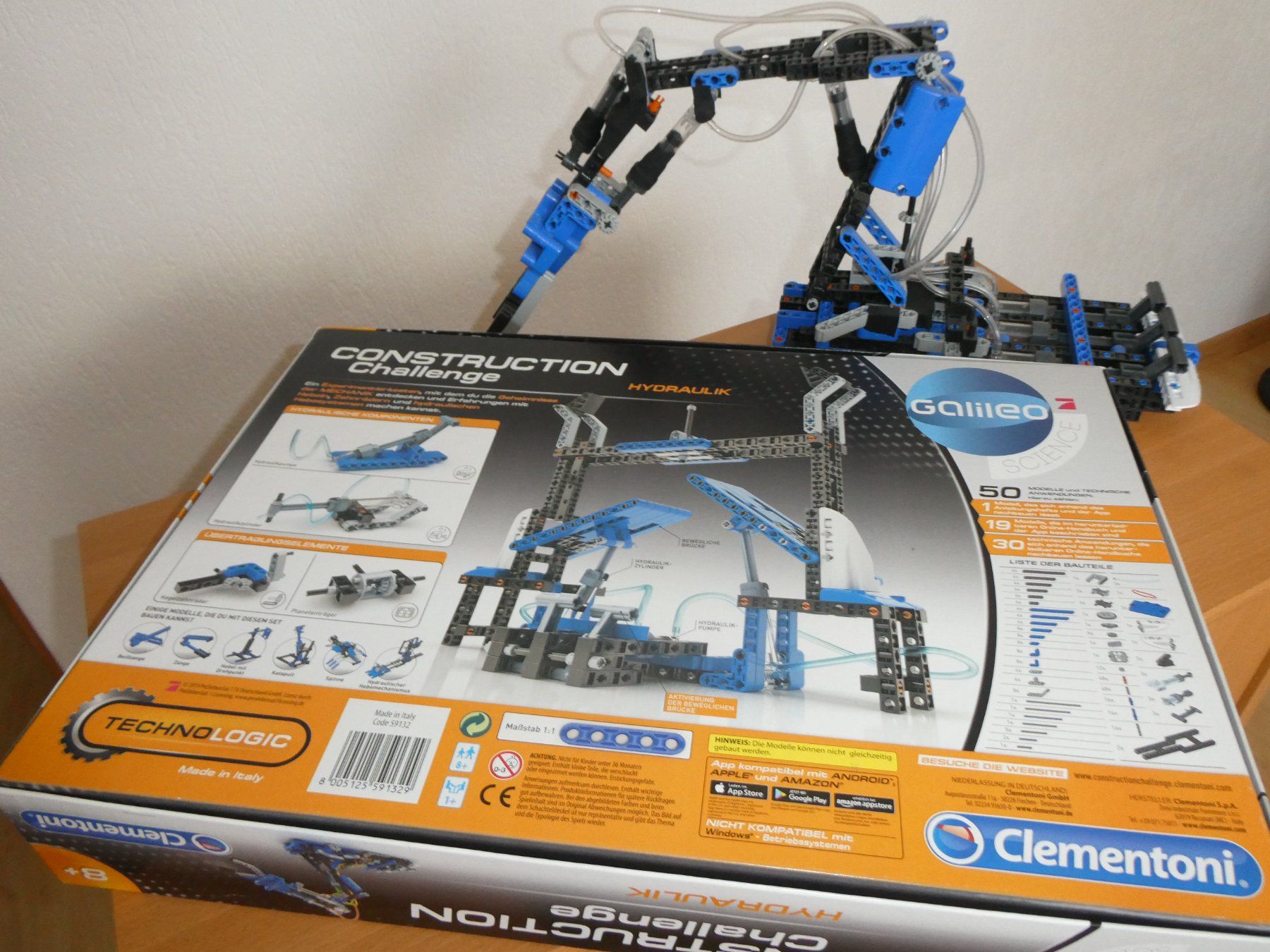Kit di costruzioni: Hydraulik Bausatz Construction Challenge Galileo Mint – Usato da Mels venduto da KOSL 5