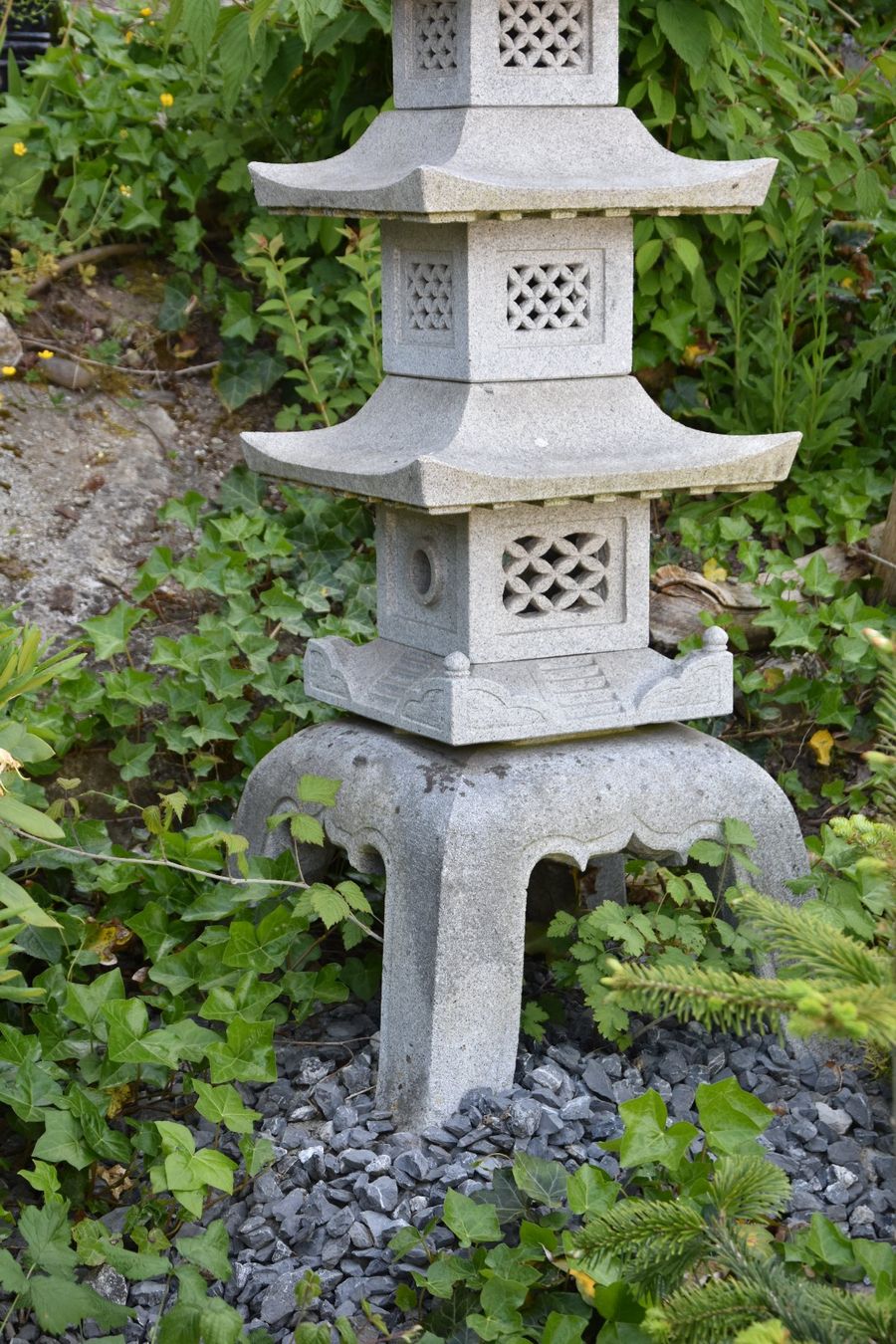 Sculture & Statue: Koreanische Gartenstatue Pagode Laternen /Granit/ca.1.85m – Usato da Wohlenschwil venduto da Dapara 2