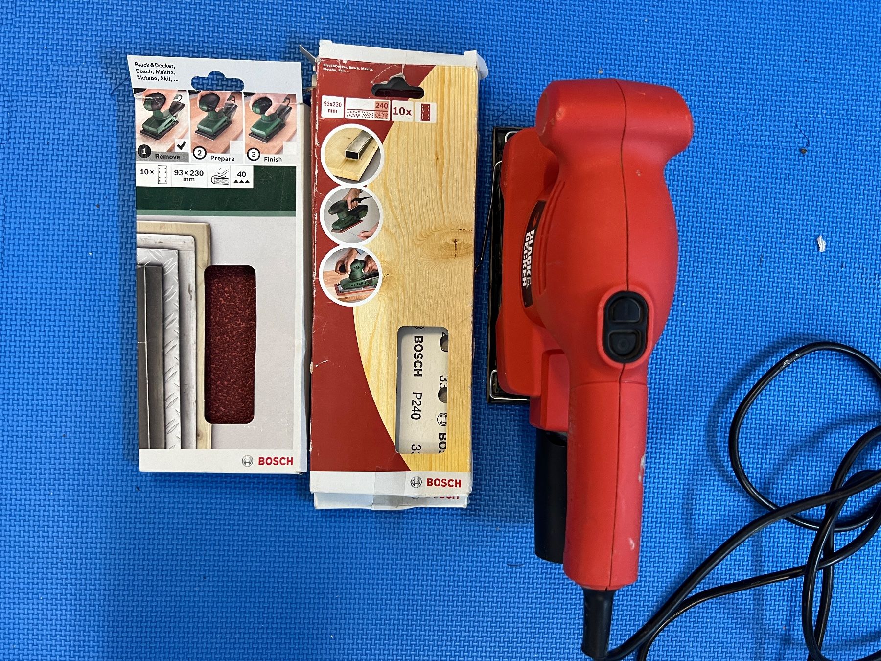Schleifen & Polieren: Black+Decker Schwingschleifer KA300 – Gebraucht aus Binz von  1