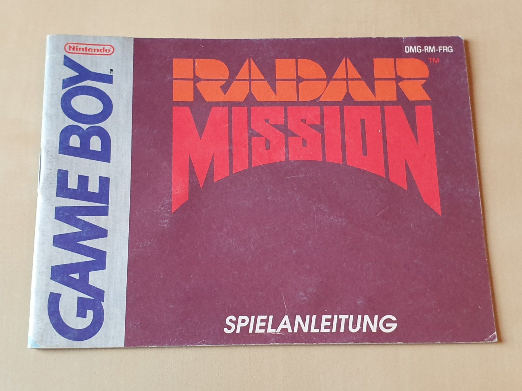 Nintendo Giochi: Anleitung Radar Mission DMG-RM-FRG – Usato da Stansstad venduto da collectorsshop