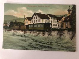 Rorschach - Brandung am See - Eisenbahnwaggons