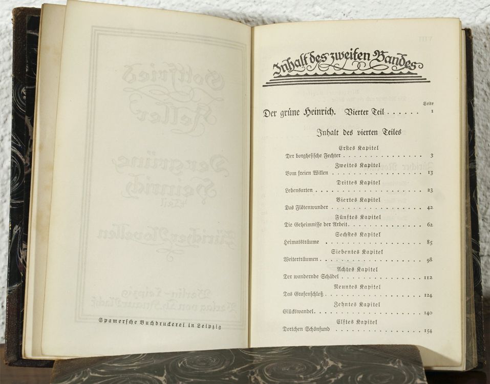Livres: 5 Bände gesammelte Werke von Gottfried Keller, 30er-Jahre – D'occasion à Meggen par Brockitare 7