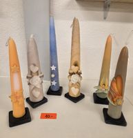 Dekorative handgezogene Kerzen mit Kerzenständer, neu