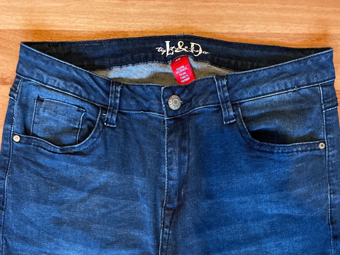 Jeans: Hose Gr.40 L&D einf. Bundweite ca. 36cm blau – Usato da Heiden venduto da fam_797q 1