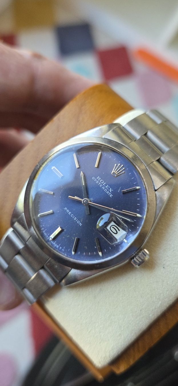 Rolex Uhren: Rolex Oysterdate precision blue dial  – Gebraucht aus Savigny von mcwilliams 1