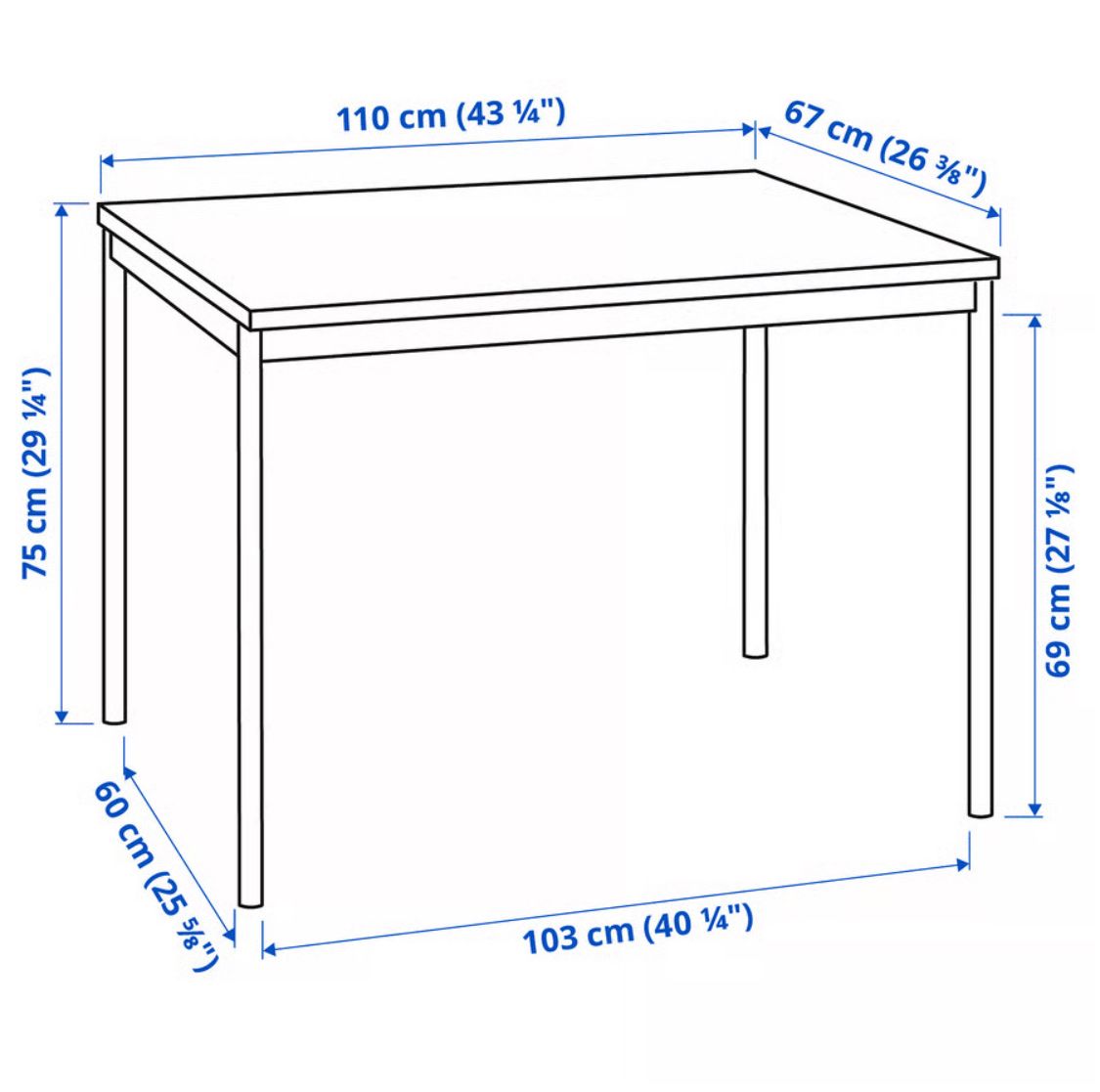 Tables: Tisch schwarz – Neuf (Voir description) à Wabern par 1103l 2