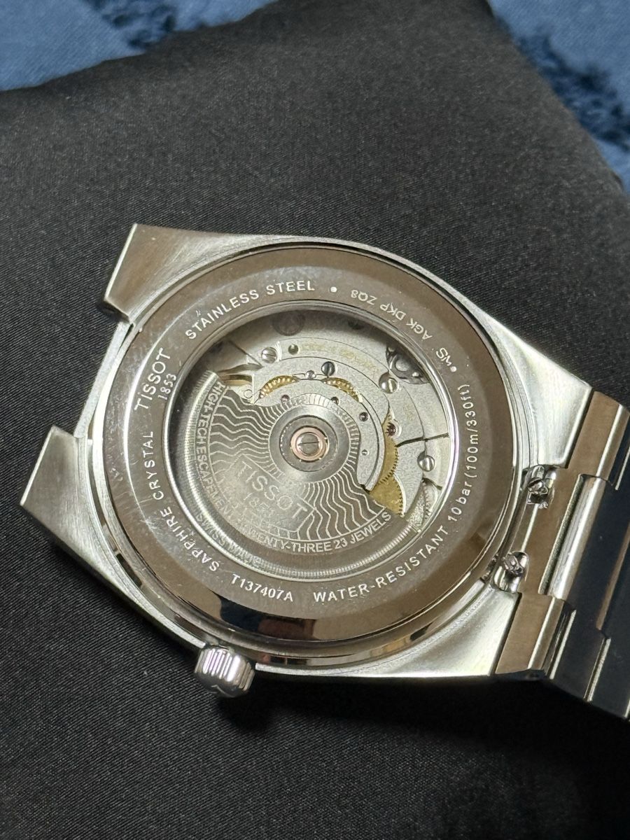 Powermatic Orologi: Tissot PRX Powermatic 80 ab 1Fr – Nuovo e nell'imballaggio originale da Wattwil venduto da SchweizIT 5