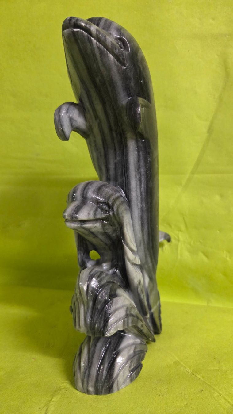 Sculture & Statue: Delfine 25cm aus Marmor – Nuovo (secondo la descrizione) da Roggliswil venduto da Mabelco 1