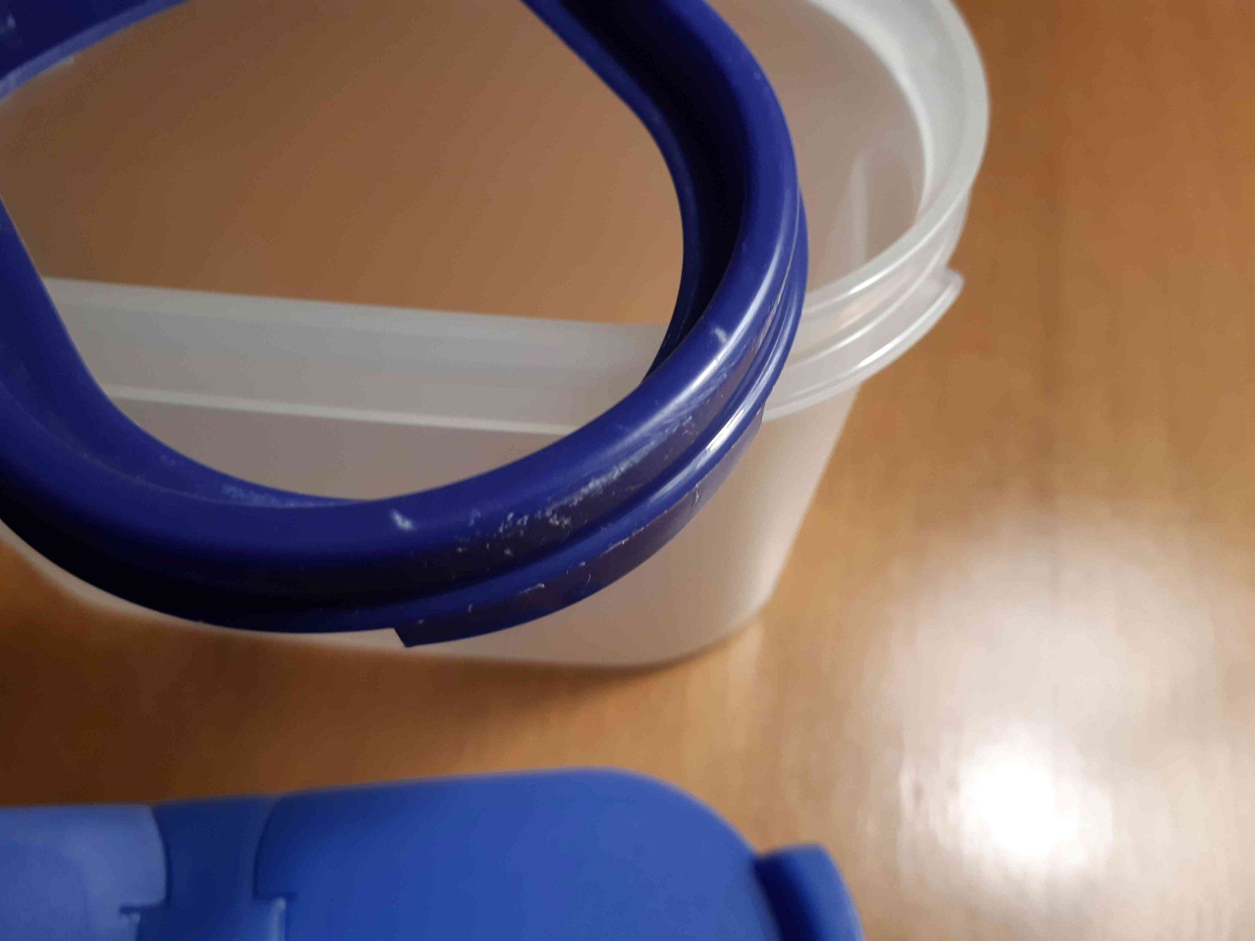 Tupperware Behälter & Ähnliches: Tupperware Vorratsdose blau transparent – Gebraucht aus Windisch von Re_ 5