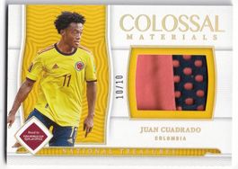 Juan Cuadrado Panini NT Colossal /10 Match-Worn Jersey Patch
