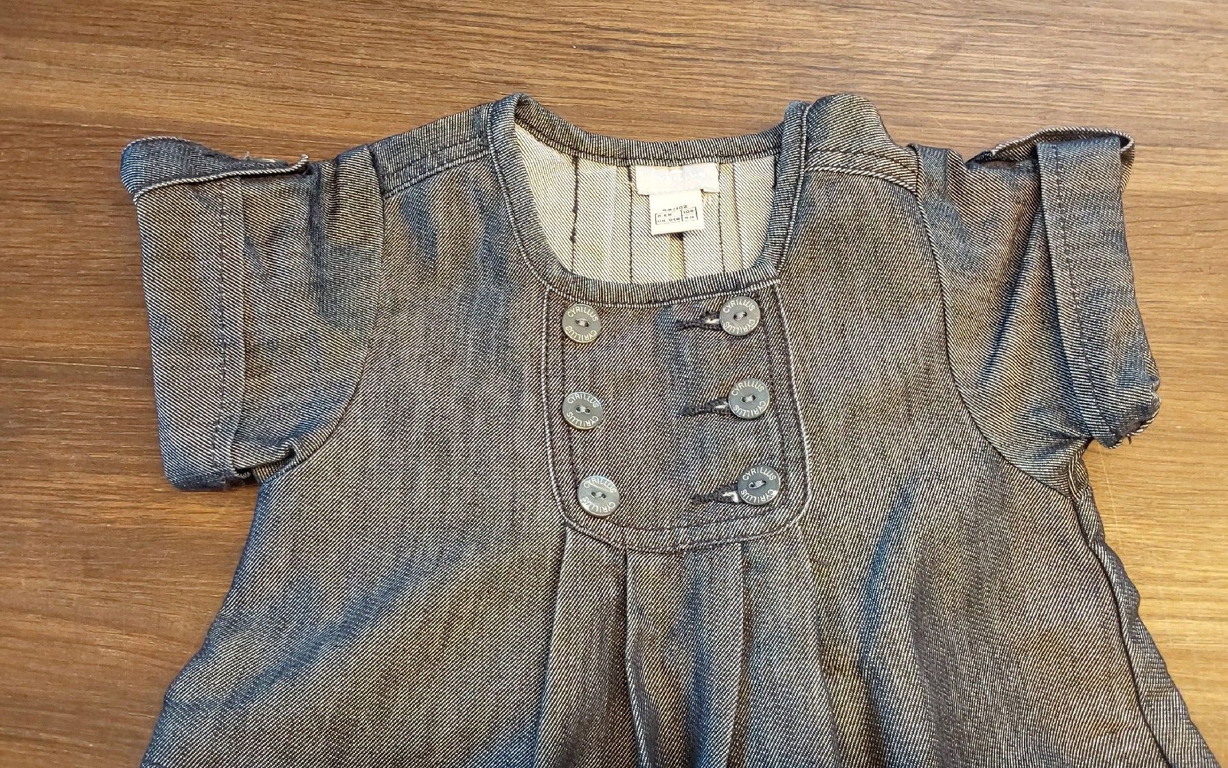 Cyrillus Vestiti & Gonne: Kleid denim Mädchen Cyrillus Grösse 104 neu – Nuovo (secondo la descrizione) da Köniz venduto da scopello12 1