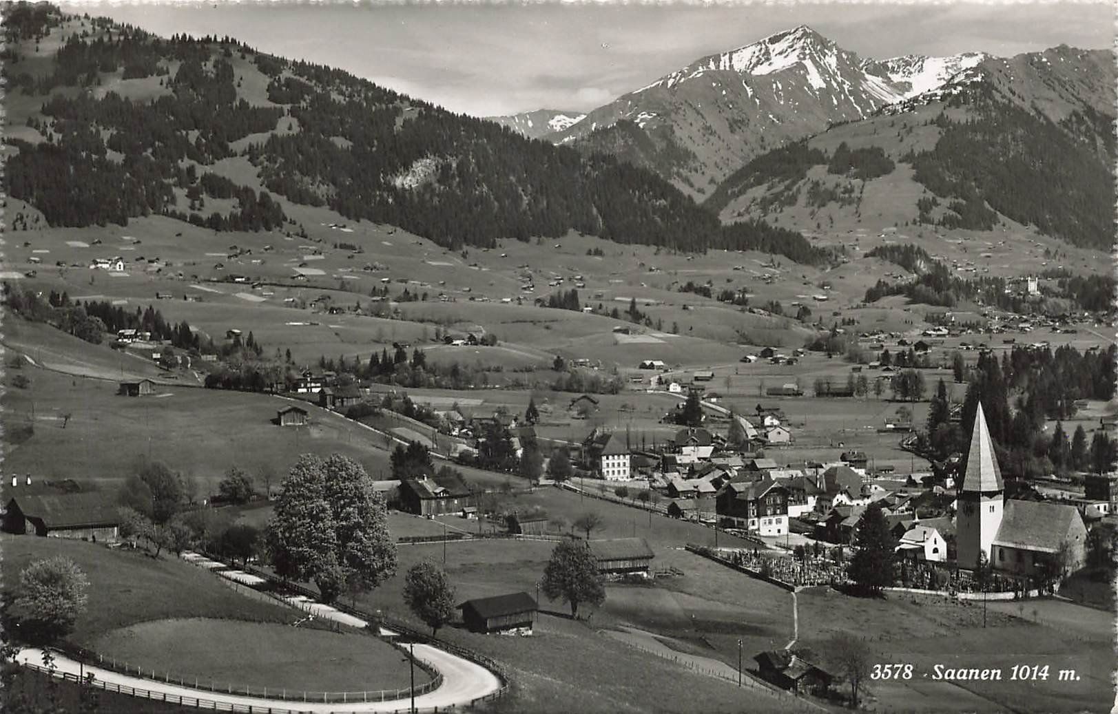 Cartes postales: Saanen 1014 m – D'occasion à Schwyz par Seffi56