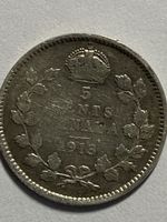 Canada - 5 cents - 1913 - Georges V - AG 