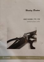 Elektro-Cello 4/4 Harley Benton HBCE 830BK
