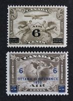 Briefmarken Kanada Airmail 1932 ungebraucht