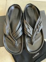 A.Emery Sandalen weiches Glattleder 40 schwarz Neu NP 215.-