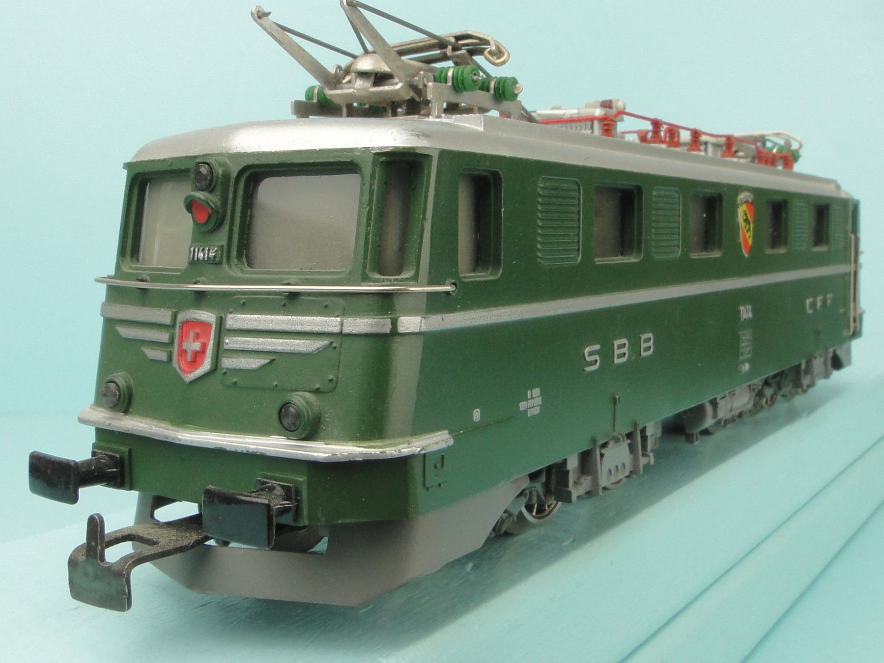 Märklin Modellini di ferrovie: Märklin 3050  SBB Ae 6/6, Gleichstrom – Usato da Bülach venduto da cann11 5