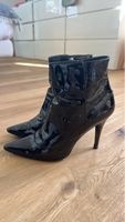 Bottines vernis noir Ralph Lauren Collection