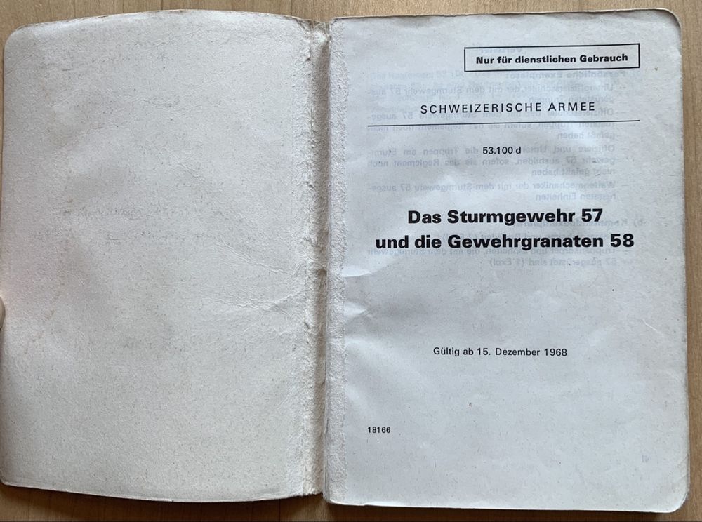 Reglement 53.100 d Das Sturmgewehr 57 und die Gewehrgranaten 2