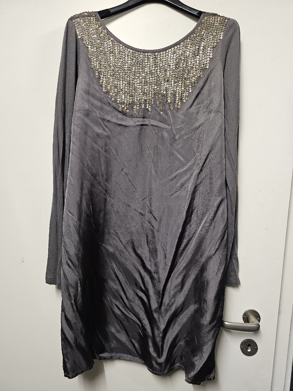 IKKS Kleider: Robe I.Code by IKKS/Originale/Neuve/Grise à sequins/T:40 – Neu (gemäss Beschreibung) aus Basel von Paloma6261 8