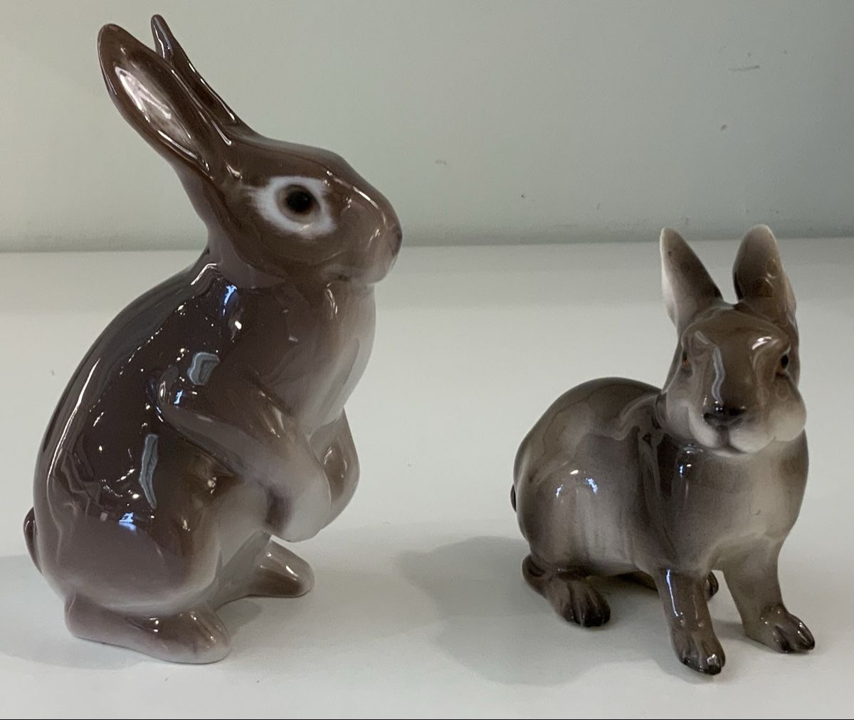 Statuette: Duo de lapins en porcelaine – Usato da rolle venduto da Tontonjulot