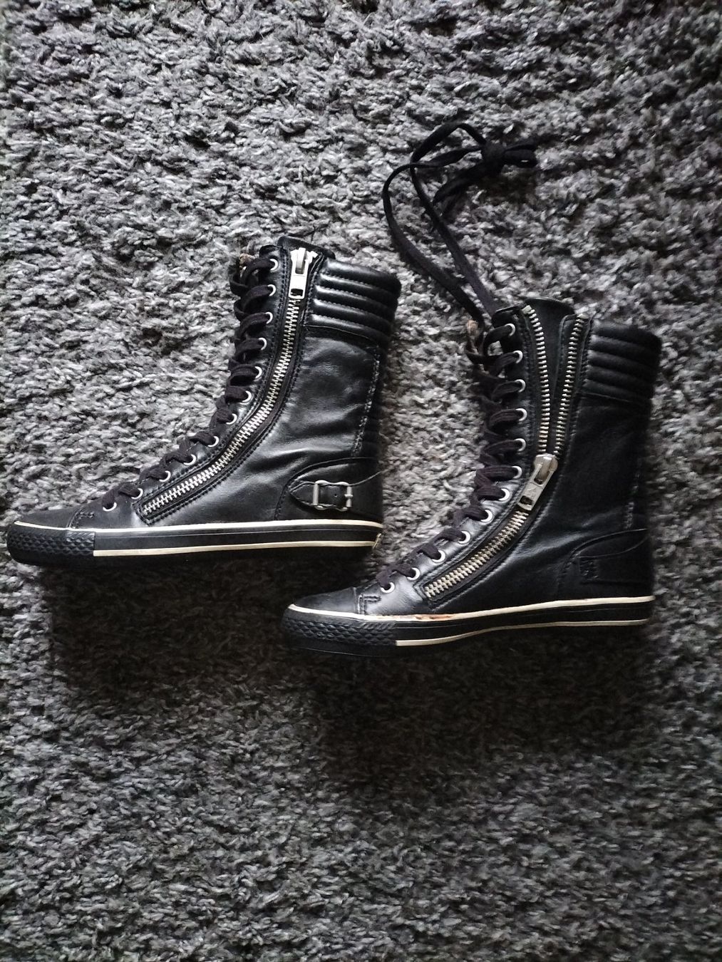 Ash Herrenschuhe: Ledersneaker von Ash – Neu (gemäss Beschreibung) aus Sins von Taschending 1