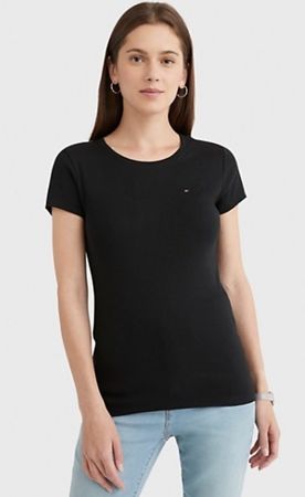 Tommy Hilfiger: Crew-Neck Tee (schwarz/ S)