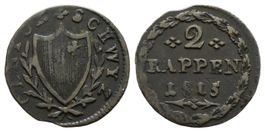 Schwyz 2 Rappen 1815 /3151