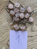 Schöne Halskette mit Rosenquarz 800