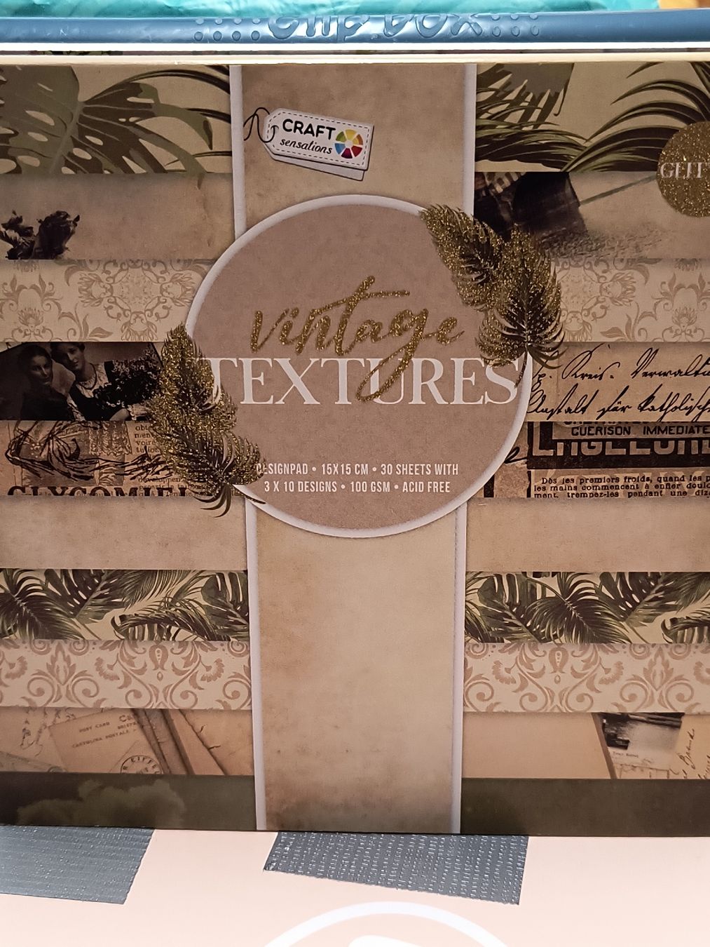 Carta: Bastelpapier Designblock, Design Papier – Nuovo e nell'imballaggio originale da Würenlingen venduto da Striga 7