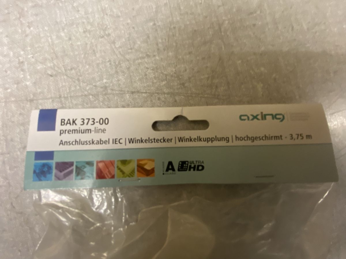 Cavi: 12x Axing Kabel, 3.75 m, Winkelstecker – Nuovo e nell'imballaggio originale da Grossdietwil venduto da mahsoumi 2