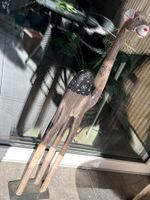 riesige Holz Deko Figur, H 101 cm