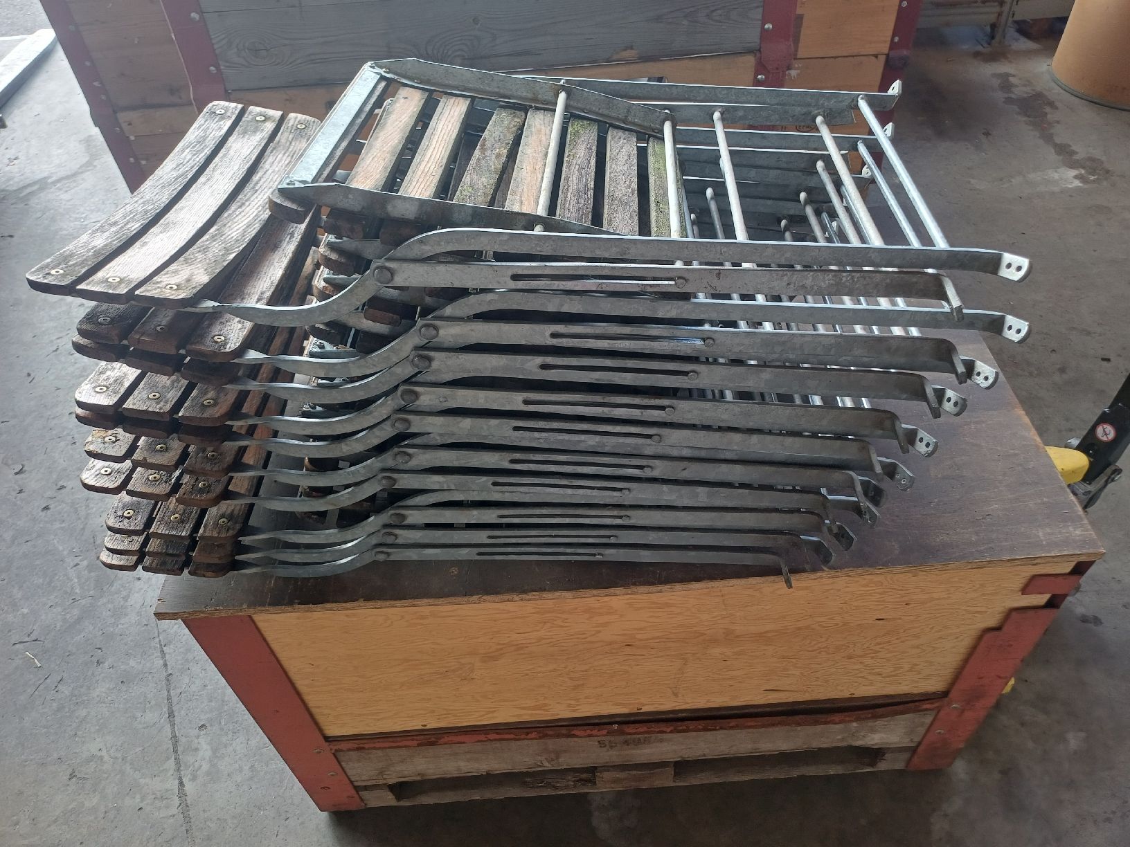 Chaises: Gartenstühle Klappbar 10 Stk.  – Défectueux à Wangenried par Recycler94 9