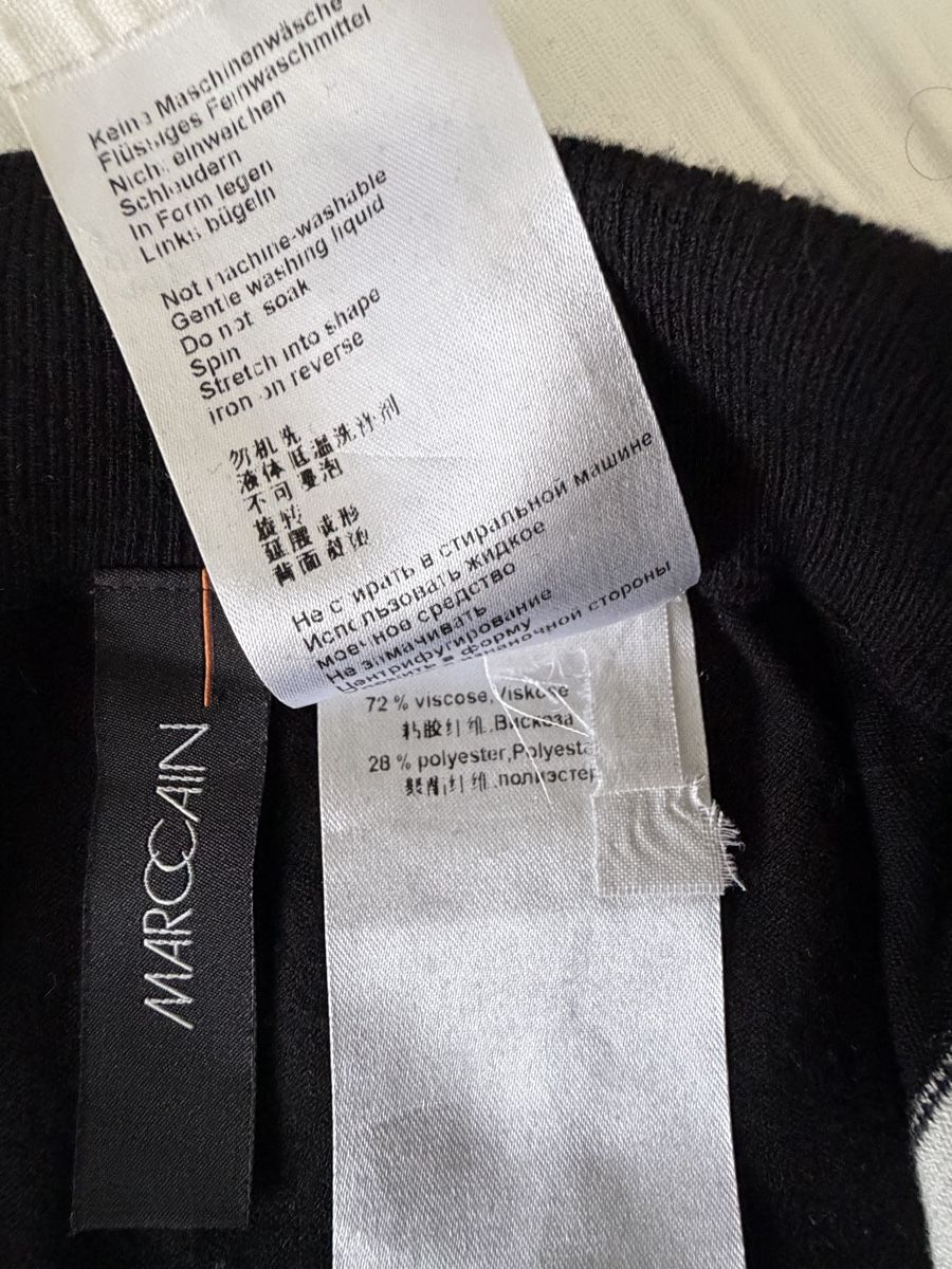 Marc Cain Pantaloni: MARCCAIN Lounge Hose schwarz Grösse N2 – Usato da Winterthur venduto da marisole4 5