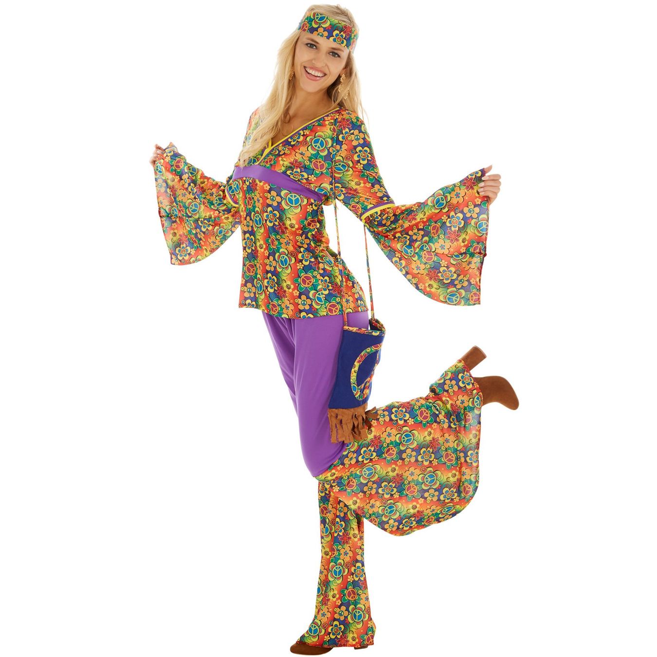 Costumi: Frauenkostüm Hippie - S – Nuovo (secondo la descrizione) da Murten venduto da Roland.Kemmer.AG 1
