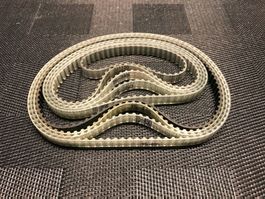 T5 Zahnriemen Stahl Draht PU, Breite 10mm. Auch einzel verka