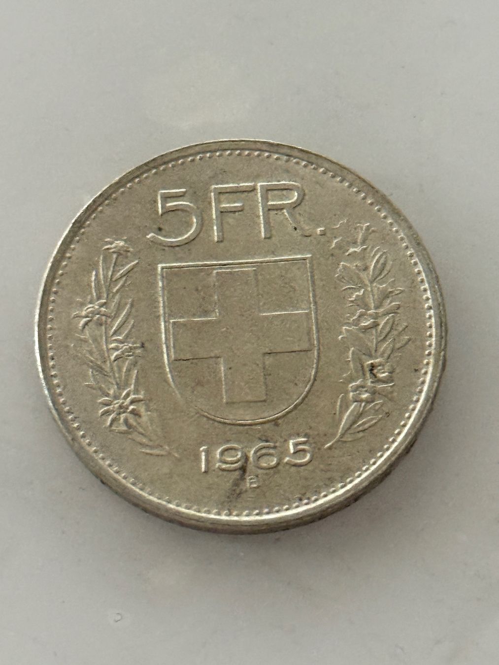 Alle Münzen: 5 Franken 1965  Silber – Gebraucht aus Wallisellen von SWISS_SILVER1 1