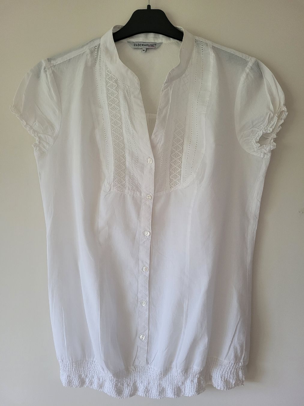 C&A Tops: Bluse Shirt Clockhouse Grösse M weiss – Gebraucht aus Wiesendangen von samoalk