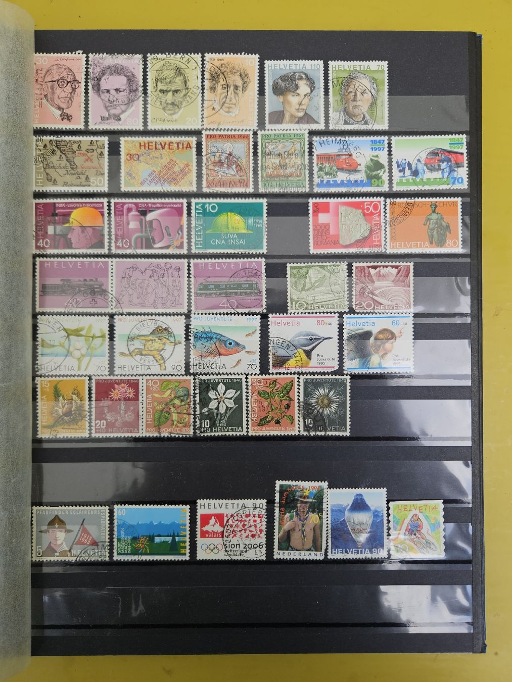 Alle Briefmarken: Collection de timbres anciens. – Gebraucht aus Biel/Bienne von echinops 3